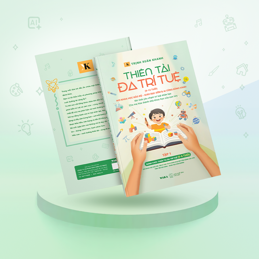Bộ Thiên Tài Đa Trí Tuệ (0-12 Tuổi) - Tập 1 - Đánh Thức Thiên Tài Đa Trí Tuệ (0-6 Tuổi) - Ảnh 2