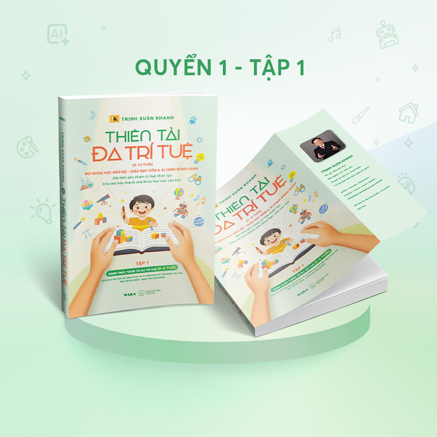 Bộ Thiên Tài Đa Trí Tuệ (0-12 Tuổi) - Tập 1 - Đánh Thức Thiên Tài Đa Trí Tuệ (0-6 Tuổi) - Ảnh 4