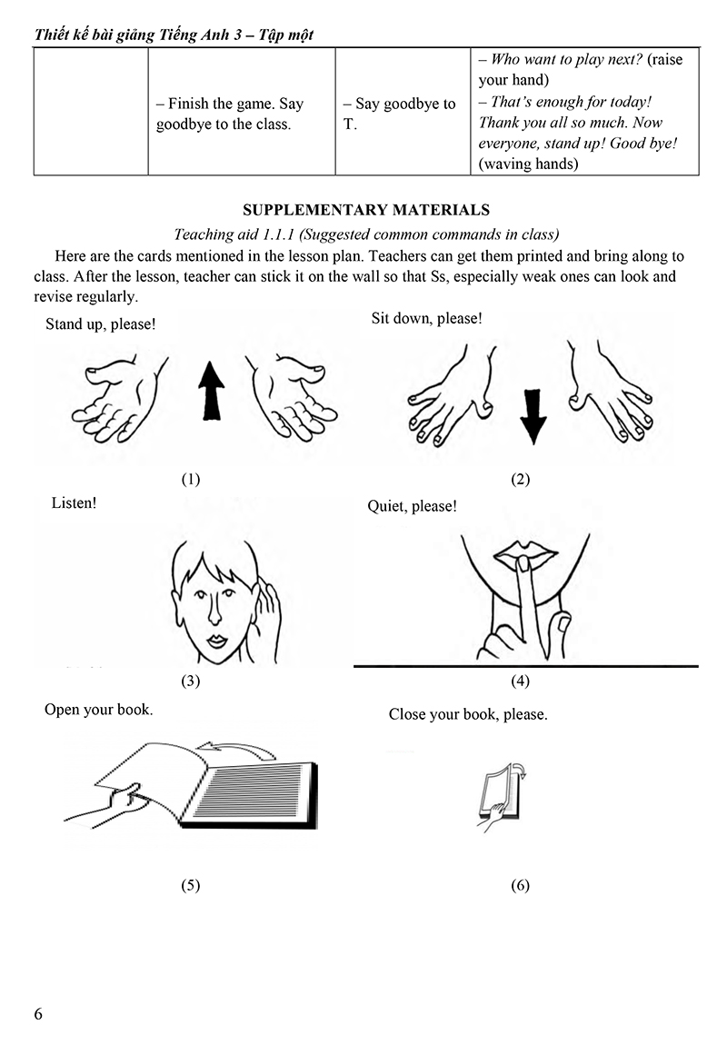 bộ thiết kế bài giảng tiếng anh lớp 3 - tập 1 - Ảnh 10