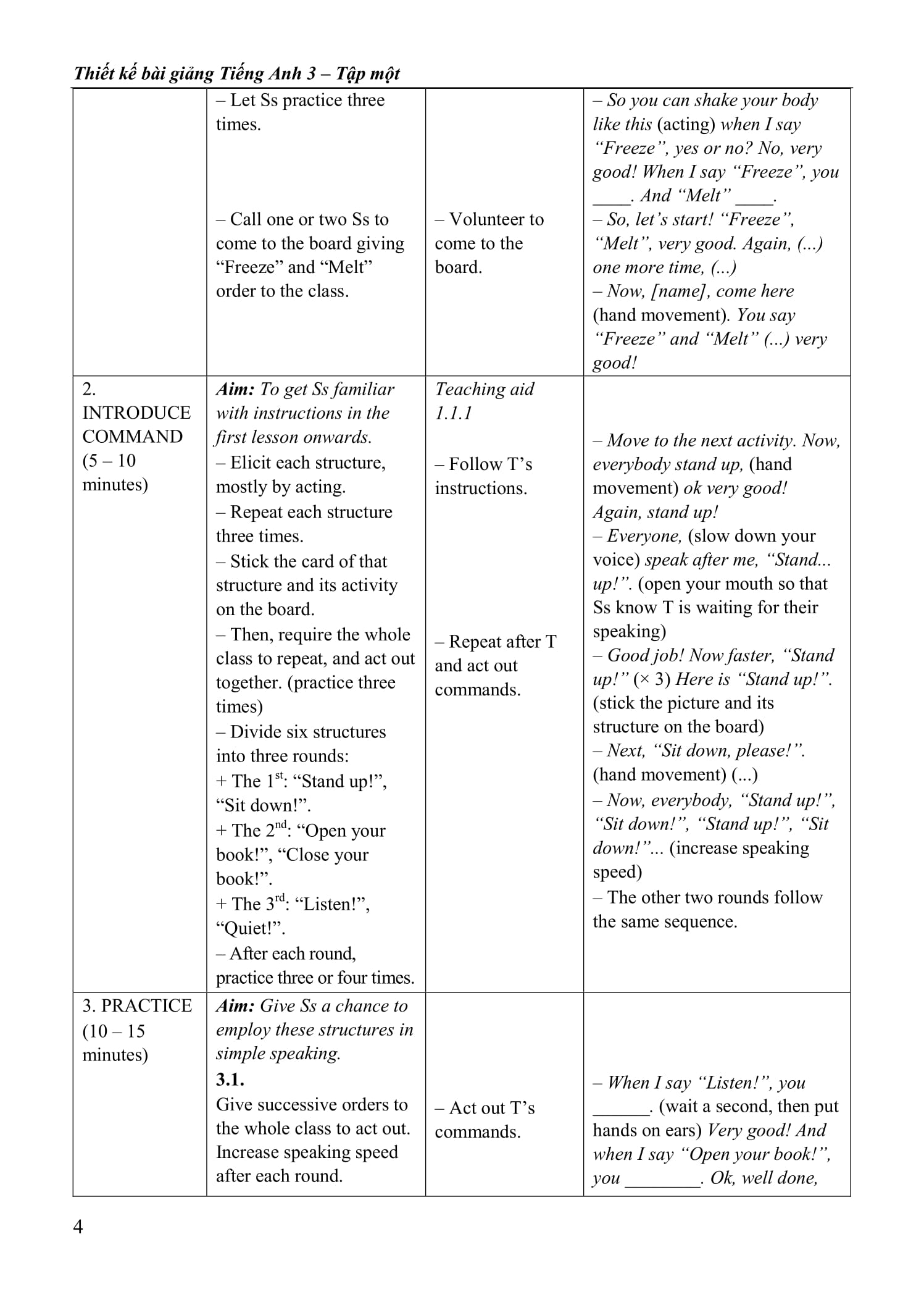 bộ thiết kế bài giảng tiếng anh lớp 3 - tập 2 - Ảnh 7