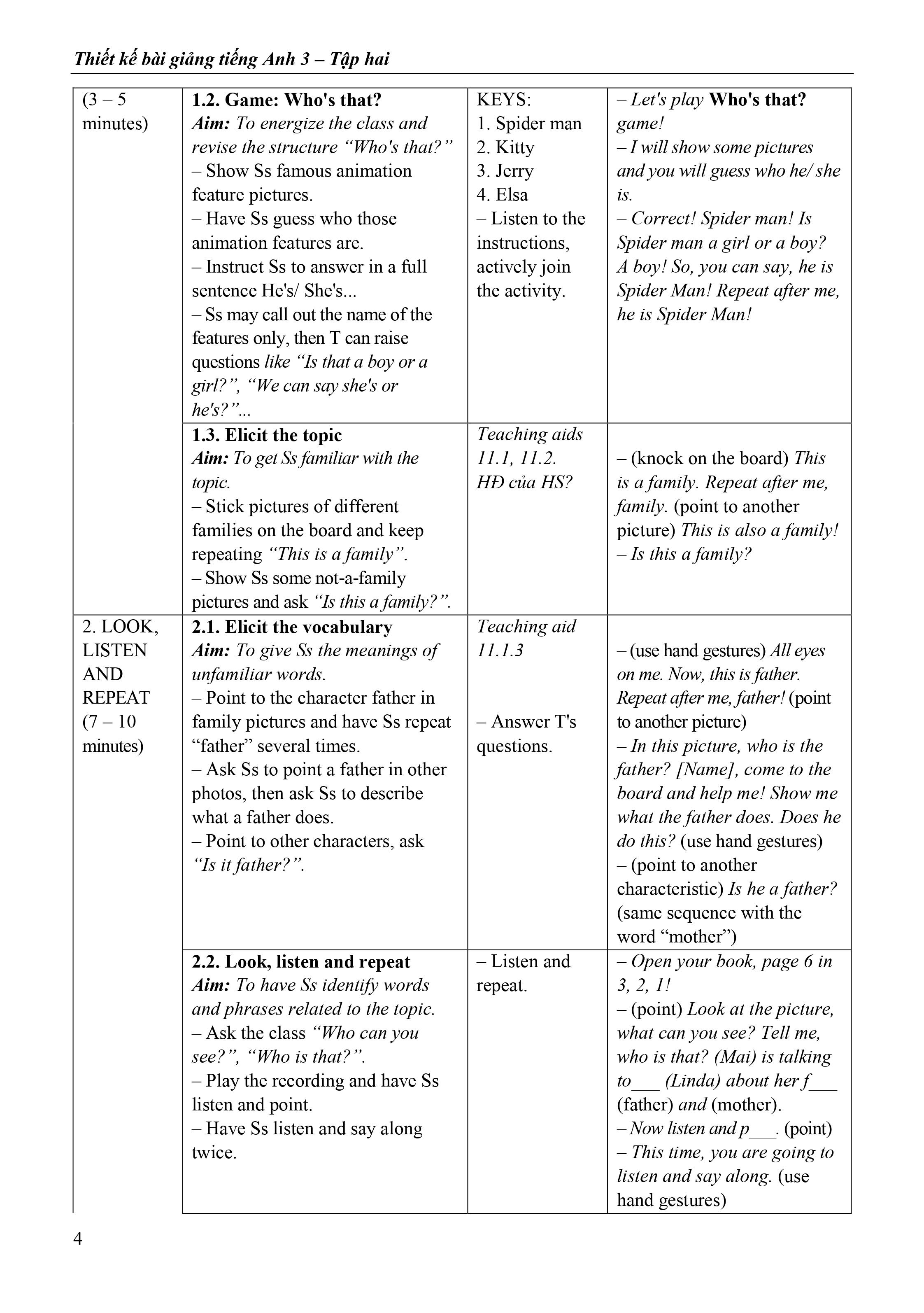 bộ thiết kế bài giảng tiếng anh lớp 3 - tập 2 - Ảnh 8