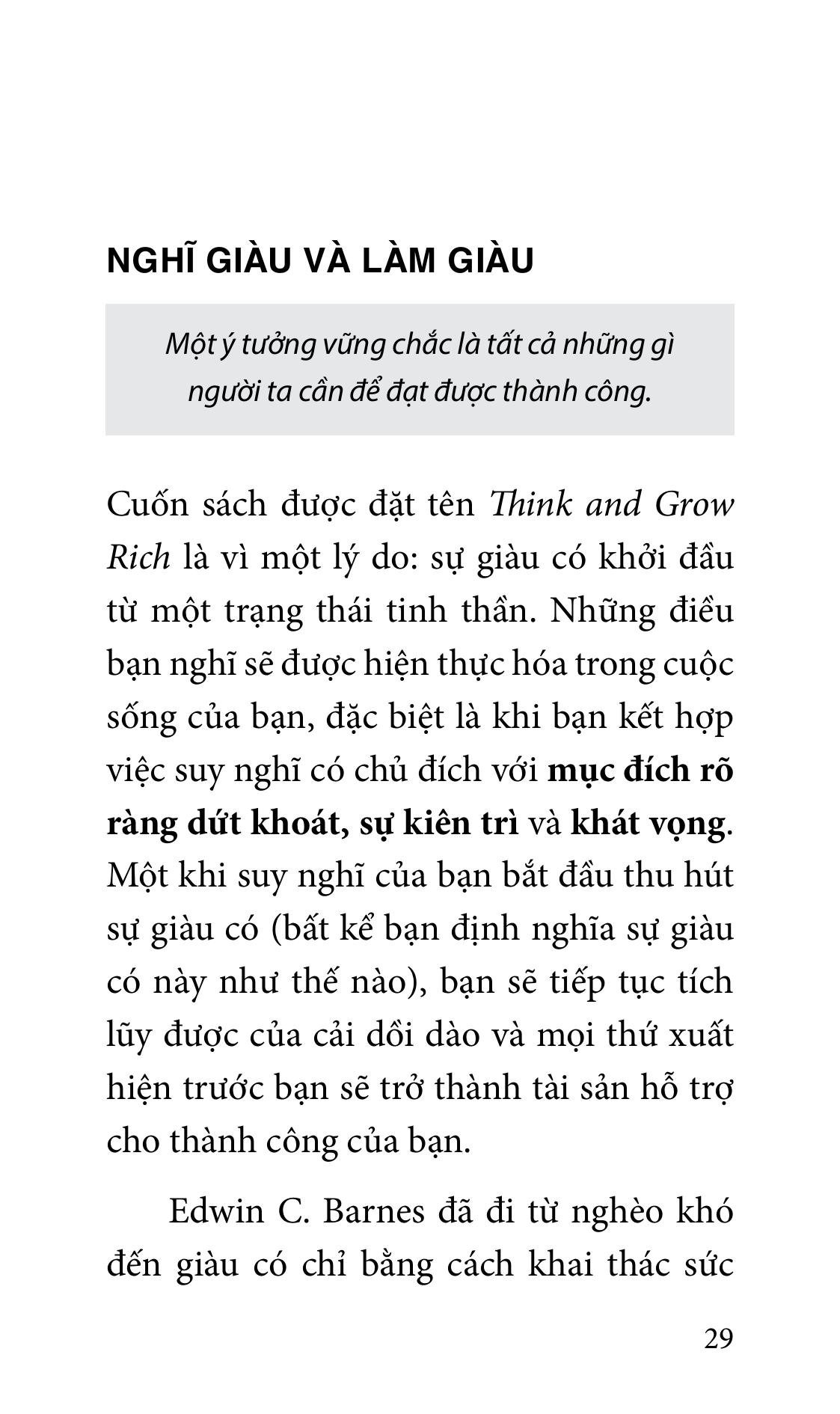 Bộ Think And Grow Rich - 10 Phút Mỗi Ngày Nghĩ Giàu Làm Giàu - Bìa Cứng - Ảnh 6