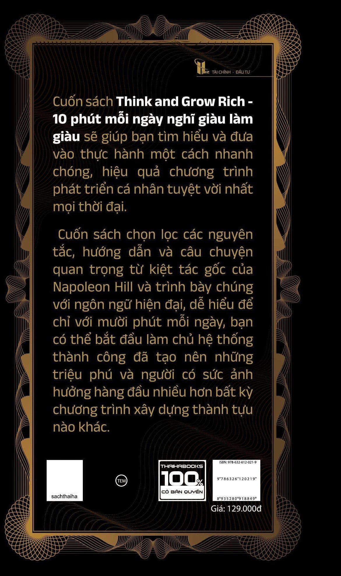 Bộ Think And Grow Rich - 10 Phút Mỗi Ngày Nghĩ Giàu Làm Giàu - Bìa Cứng - Ảnh 8