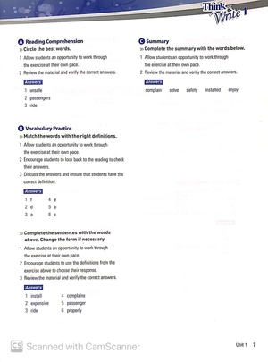 bộ think & write 1 teacher's manual - Ảnh 6