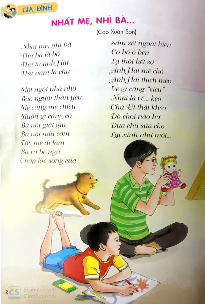 bộ thơ hay cho bé mầm non - tập 1 - chủ đề - gia đình, quê hương - đất nước, bác hồ, nghề nghiệp, bản thân (theo chuẩn chương trình giáo dục mầm non) (tái bản 2019) - Ảnh 6