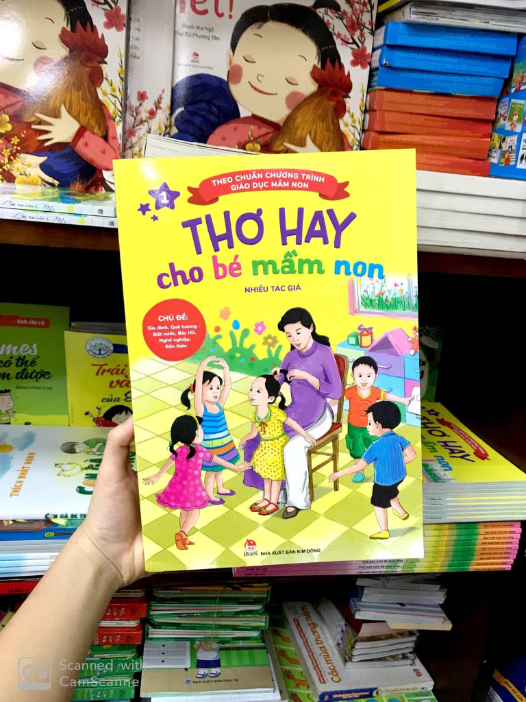 bộ thơ hay cho bé mầm non - tập 1 - chủ đề - gia đình, quê hương - đất nước, bác hồ, nghề nghiệp, bản thân (theo chuẩn chương trình giáo dục mầm non) (tái bản 2019) - Ảnh 8