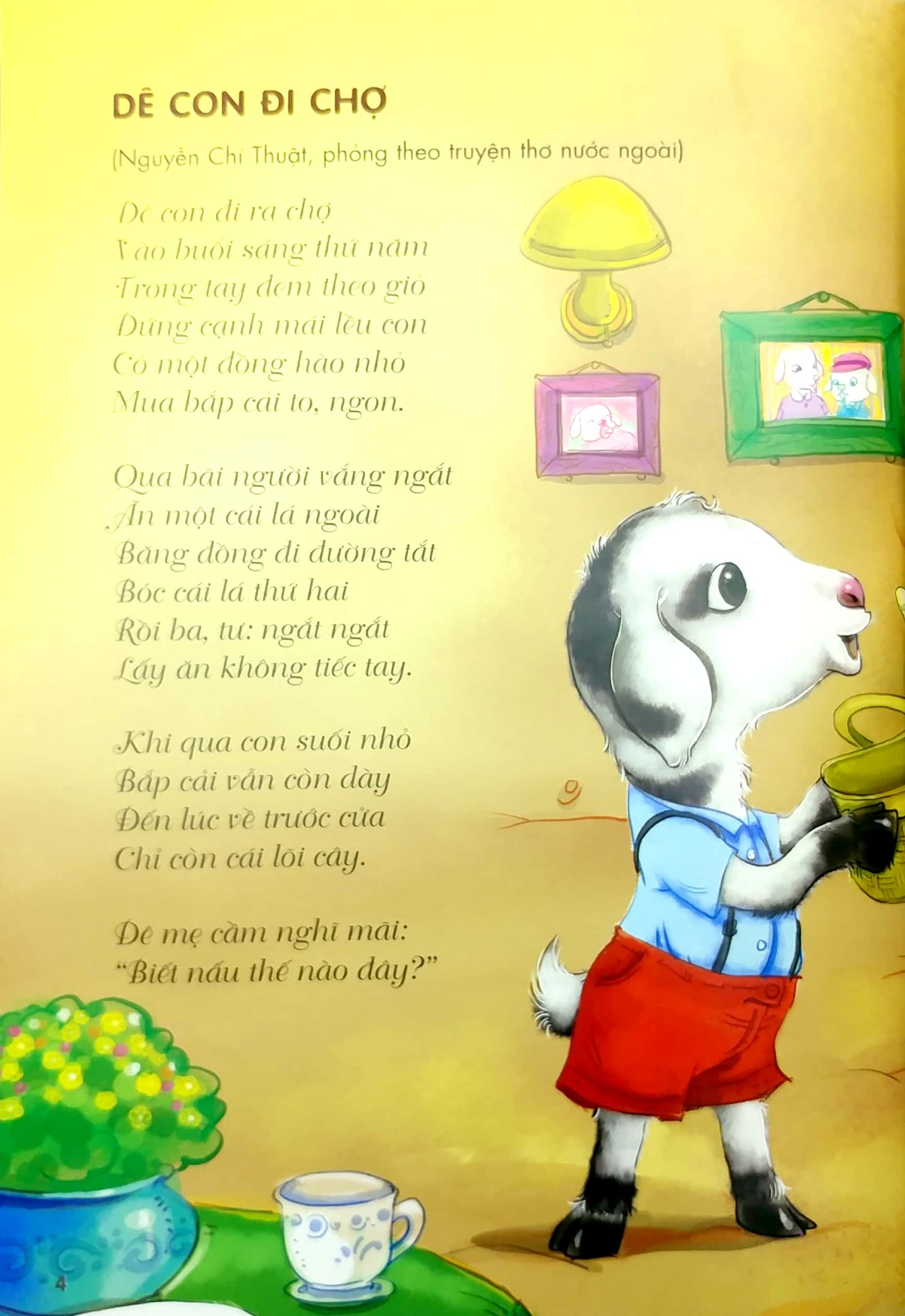 bộ thơ hay cho bé mầm non - tập 2 - chủ đề - động vật, thực vật, tết, lễ hội, thiên nhiên bốn mùa, trường mầm non (theo chuẩn chương trình giáo dục mầm non) (tái bản 2019) - Ảnh 5