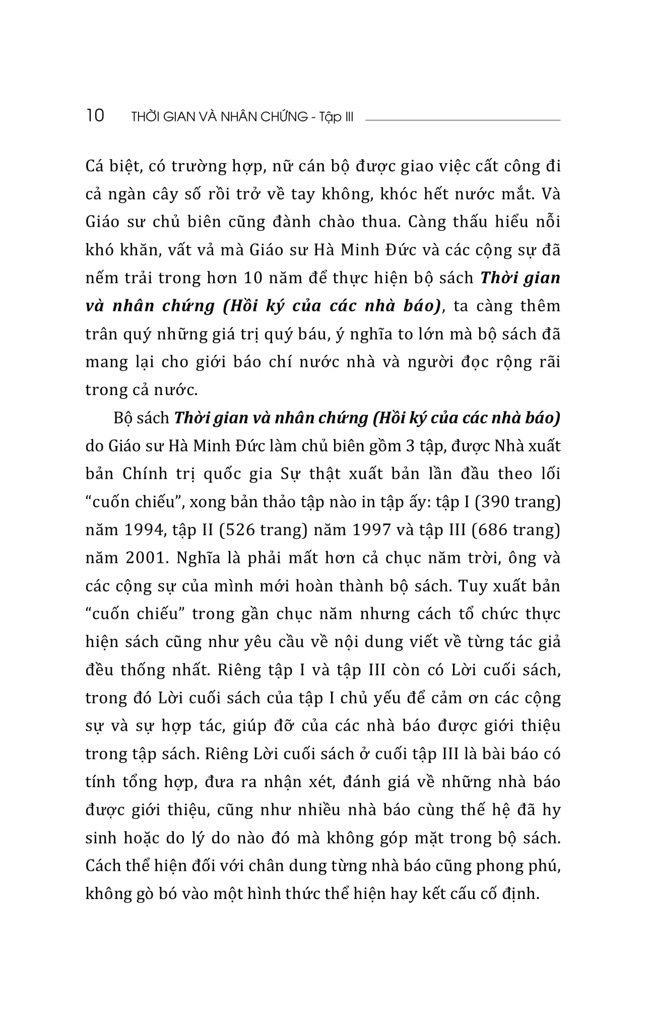 Bộ Thời Gian Và Nhân Chứng - Hồi Ký Của Các Nhà Báo - Tập III - Ảnh 11
