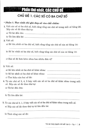 bộ thử sức trạng nguyên nhỏ tuổi toán 3 - tập 1 (biên soạn theo chương trình giáo dục phổ thông mới) - Ảnh 6