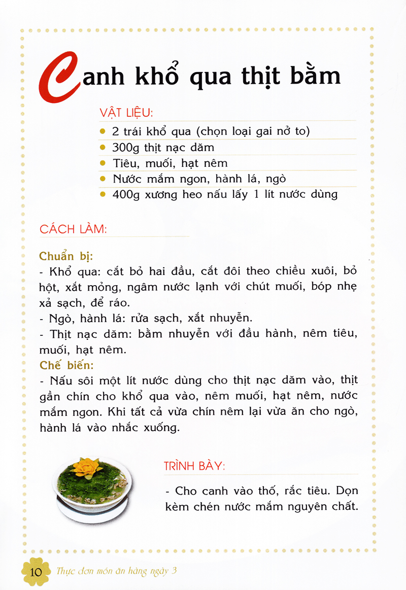 bộ thực đơn món ăn hàng ngày -tập3 - Ảnh 10