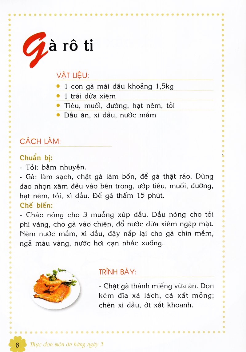 bộ thực đơn món ăn hàng ngày -tập3 - Ảnh 8