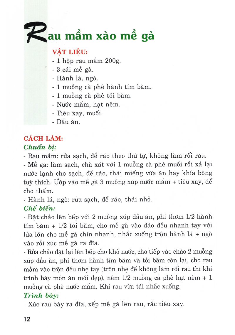 bộ thực đơn nấu ăn đơn giản tập 1 - Ảnh 13