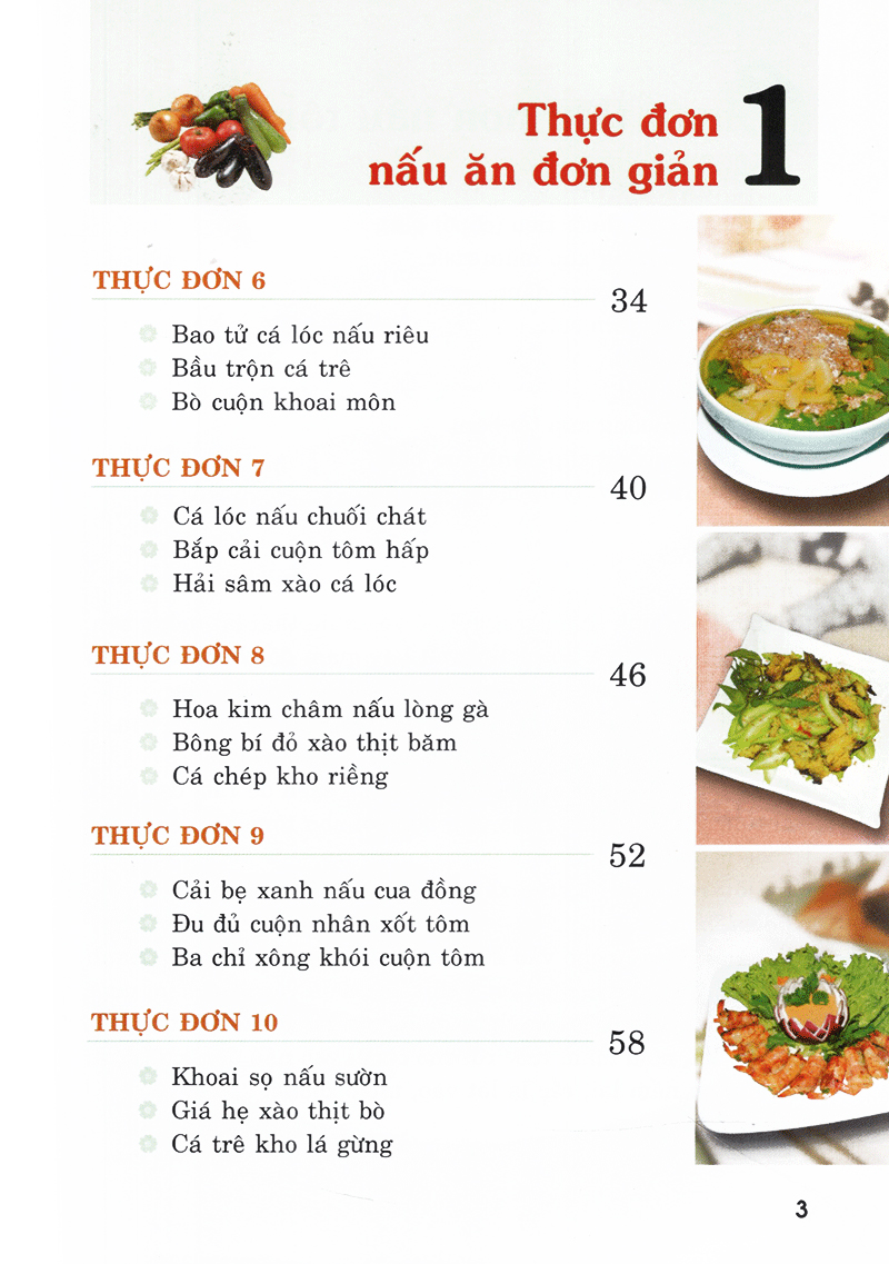 bộ thực đơn nấu ăn đơn giản tập 1 - Ảnh 4