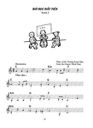 bộ thực hành biểu diễn organ cho thiếu nhi – tập 1 - Ảnh 10