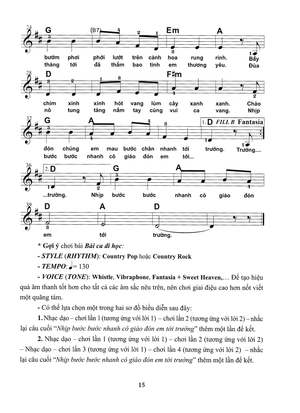 bộ thực hành biểu diễn organ cho thiếu nhi – tập 1 - Ảnh 14