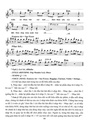 bộ thực hành biểu diễn organ cho thiếu nhi – tập 1 - Ảnh 9