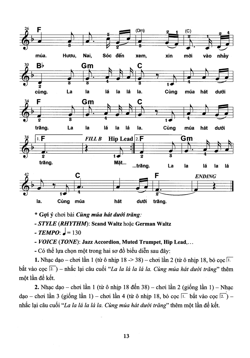 bộ thực hành biểu diễn organ cho thiếu nhi – tập 2 - Ảnh 13