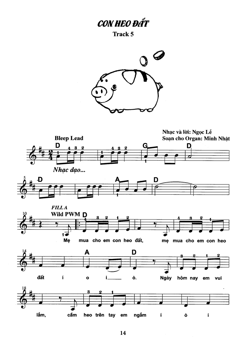 bộ thực hành biểu diễn organ cho thiếu nhi – tập 2 - Ảnh 14