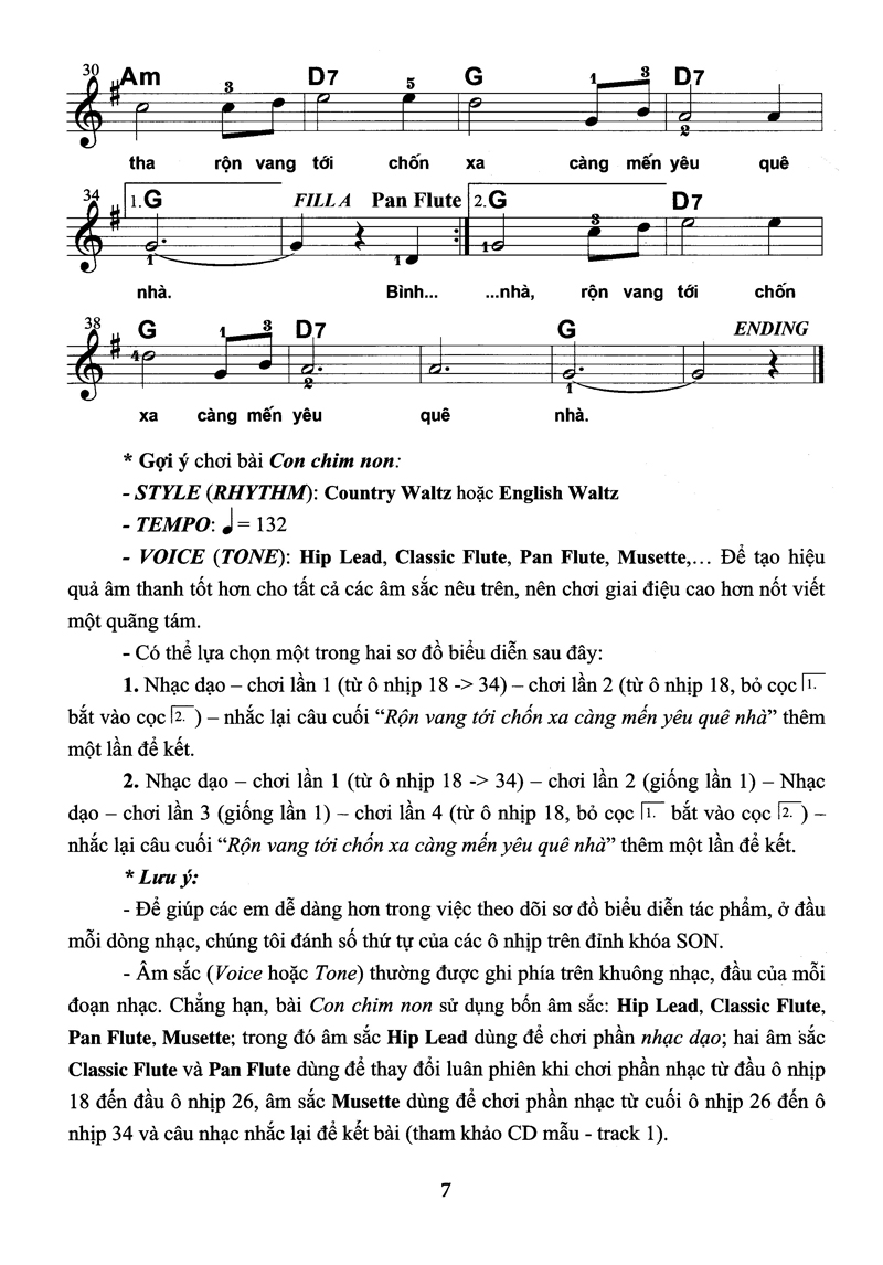 bộ thực hành biểu diễn organ cho thiếu nhi – tập 2 - Ảnh 7