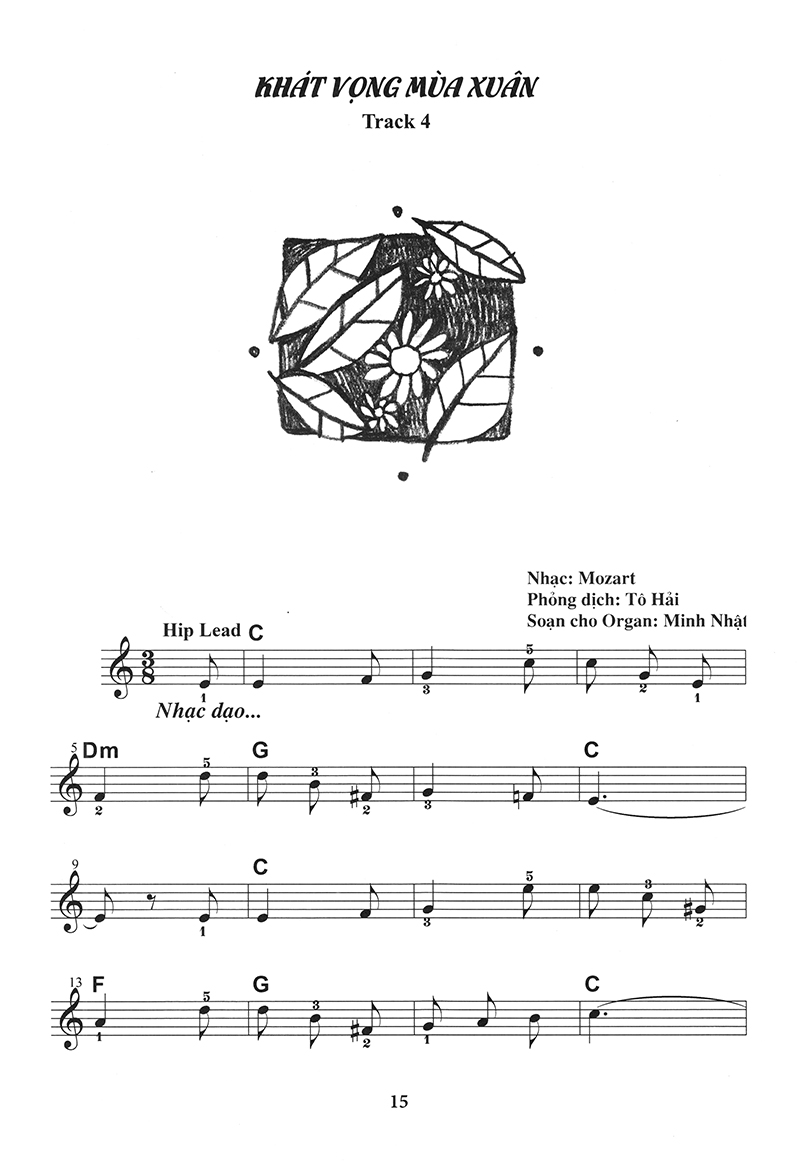 bộ thực hành biểu diễn organ cho thiếu nhi – tập 3 - Ảnh 14