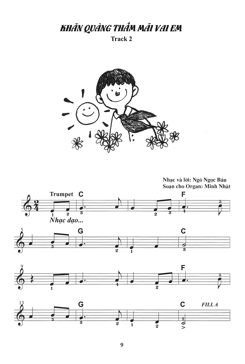 bộ thực hành biểu diễn organ cho thiếu nhi – tập 3 - Ảnh 8