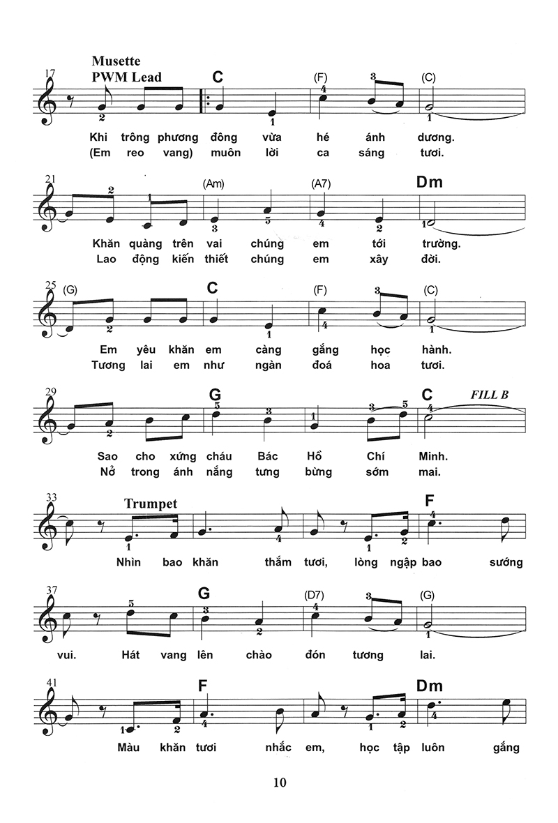 bộ thực hành biểu diễn organ cho thiếu nhi – tập 3 - Ảnh 9