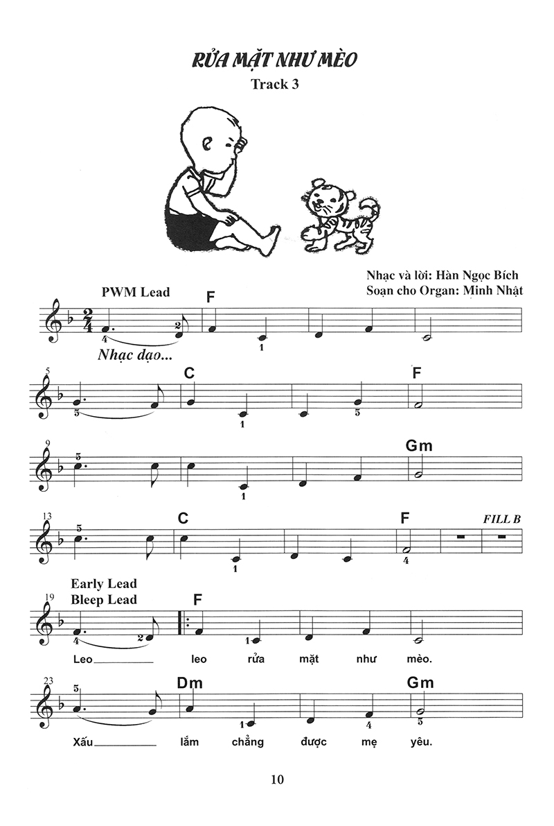 bộ thực hành biểu diễn organ cho thiếu nhi – tập 4 - Ảnh 10