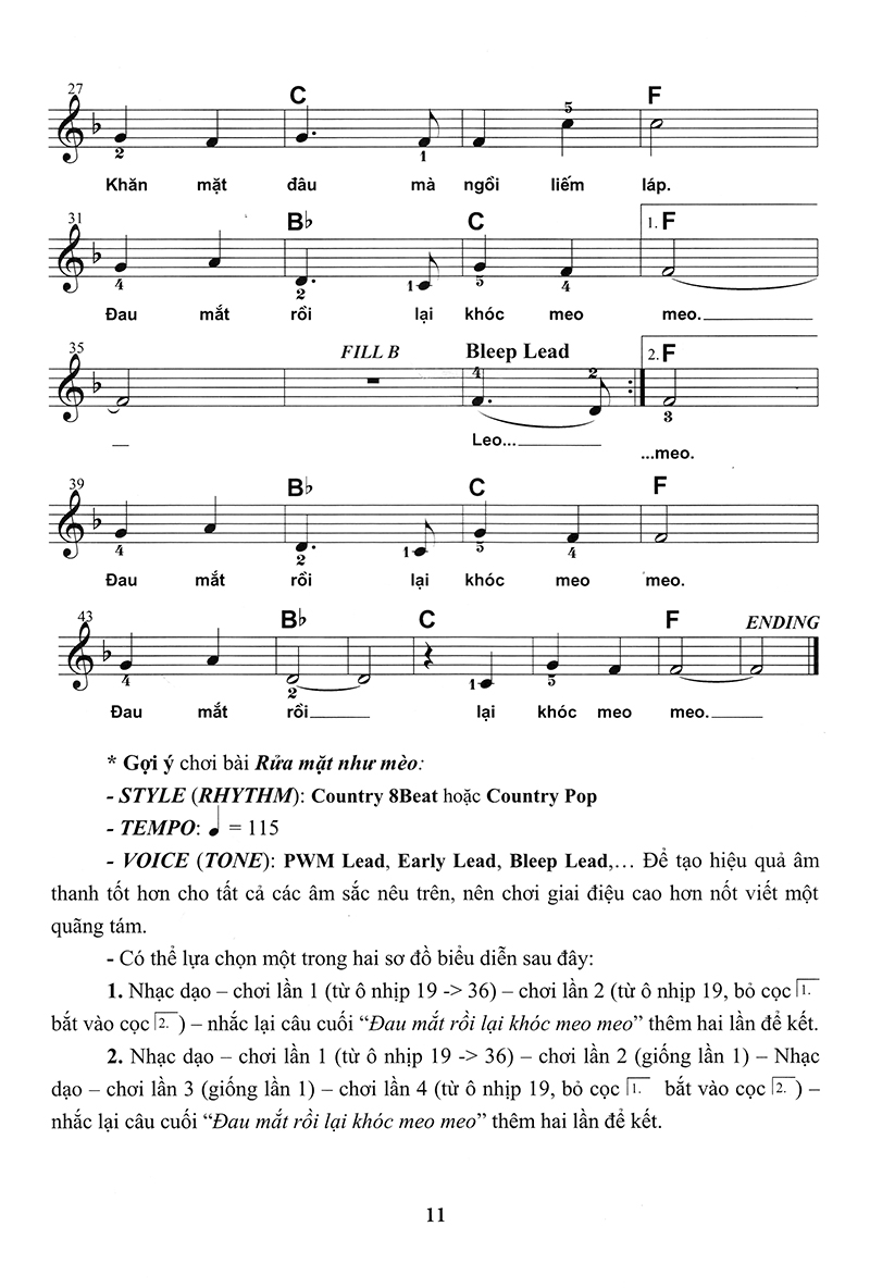 bộ thực hành biểu diễn organ cho thiếu nhi – tập 4 - Ảnh 11