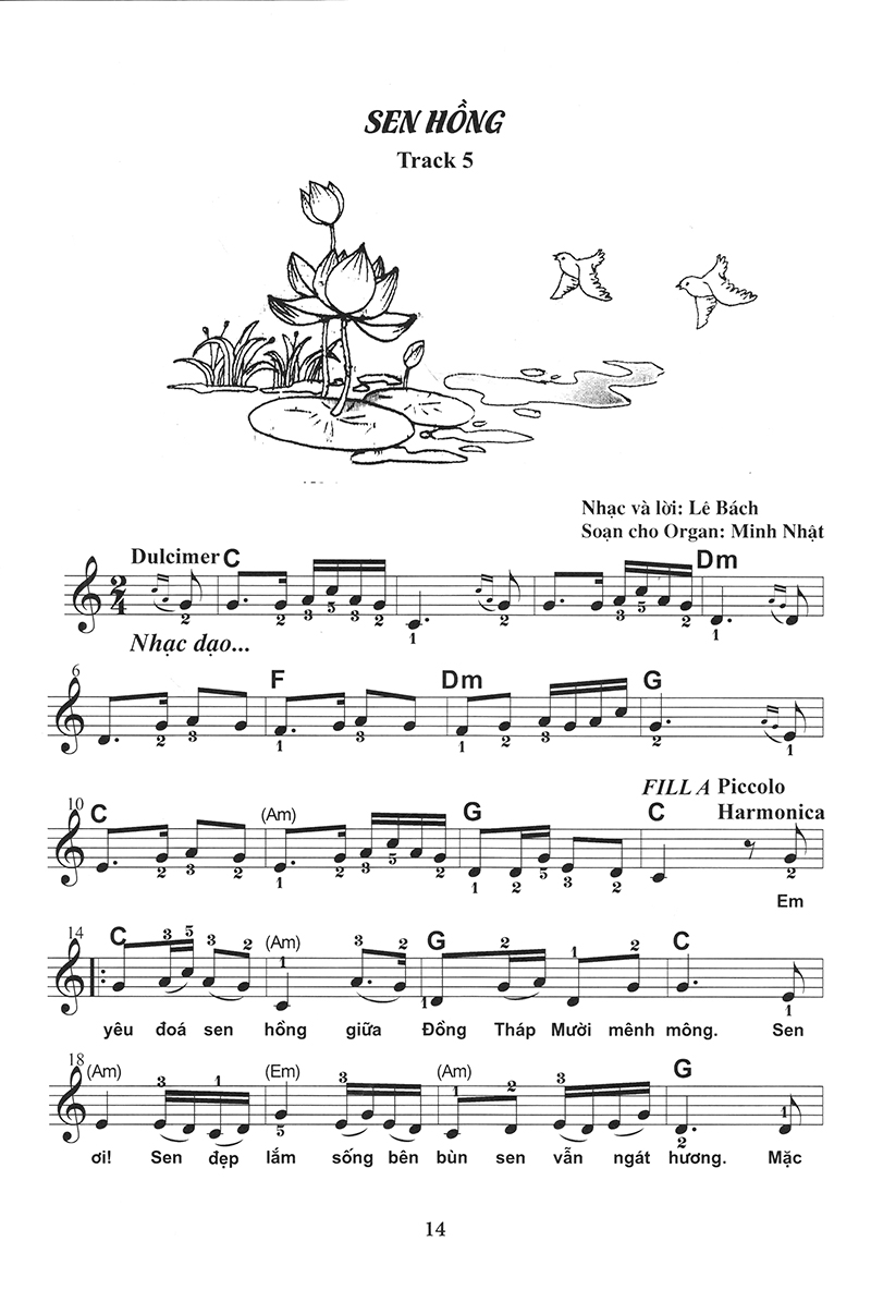 bộ thực hành biểu diễn organ cho thiếu nhi – tập 4 - Ảnh 14