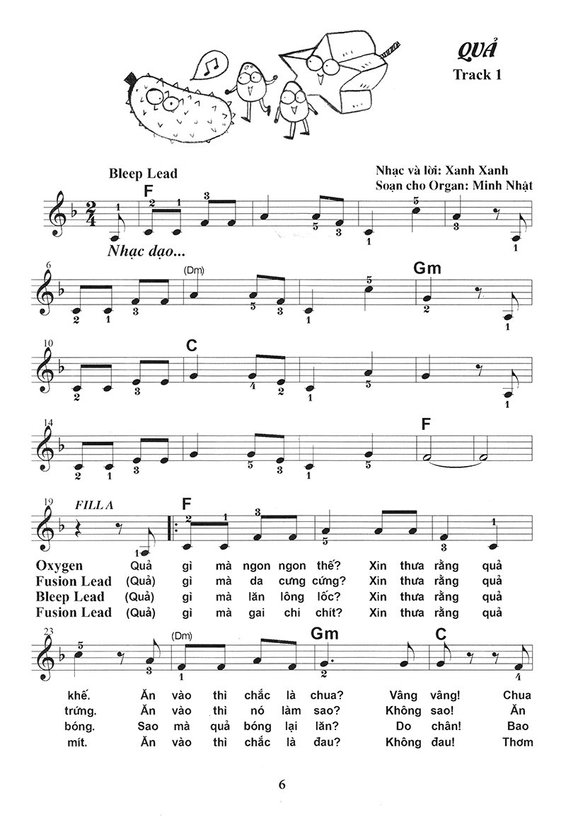 bộ thực hành biểu diễn organ cho thiếu nhi – tập 4 - Ảnh 6