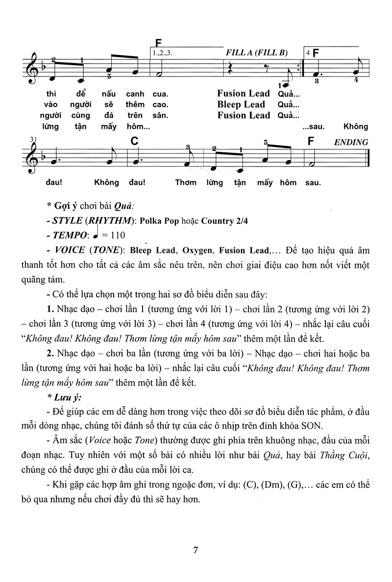 bộ thực hành biểu diễn organ cho thiếu nhi – tập 4 - Ảnh 7