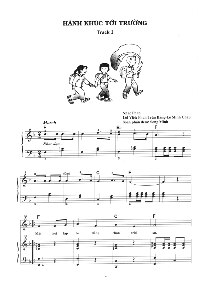 bộ thực hành đệm piano - chủ đề: ca khúc thiếu nhi - phần 2 - Ảnh 6