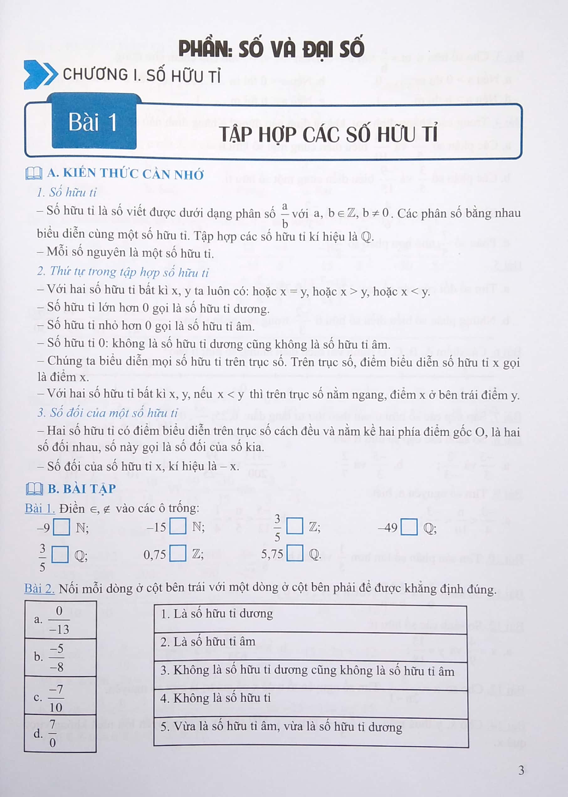 bộ thực hành toán 7 - tập 1 (biên soạn theo chương trình giáo dục phổ thông mới) - Ảnh 5