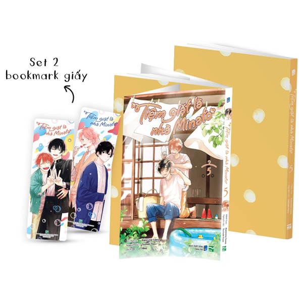 Bộ Tiệm Giặt Là Nhà Minato - Tập 5 - Bản Đặc Biệt - Tặng Kèm Set 2 Bookmark Giấy