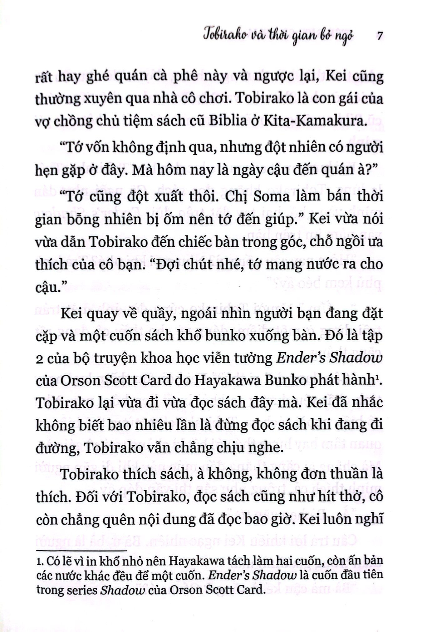 bộ tiệm sách cũ biblia ii - tobirako và thời gian bỏ ngỏ - tặng kèm postcard pvc - Ảnh 6