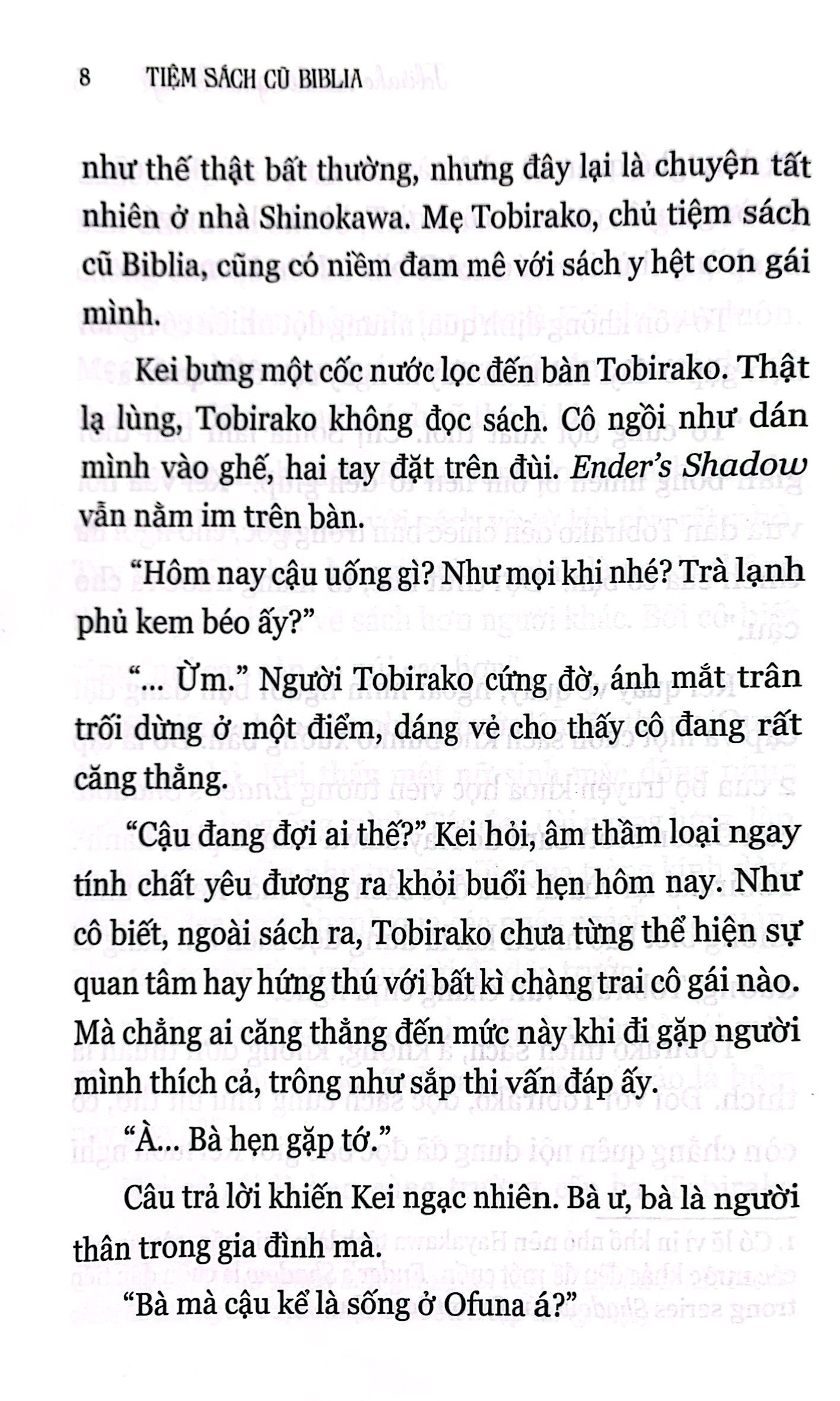 bộ tiệm sách cũ biblia ii - tobirako và thời gian bỏ ngỏ - tặng kèm postcard pvc - Ảnh 7