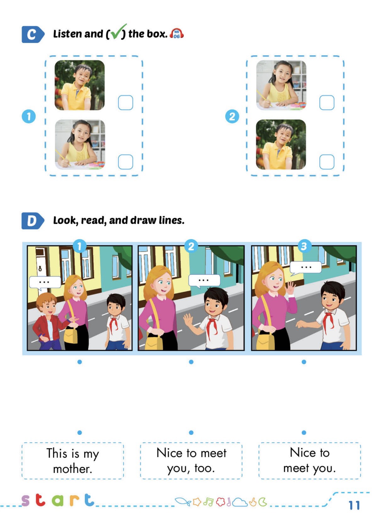 bộ tiếng anh 1 - i-learn smart start 1 - workbook - Ảnh 8