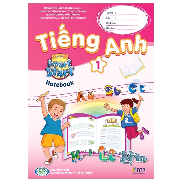 bộ tiếng anh 1 i-learn smart start - notebook