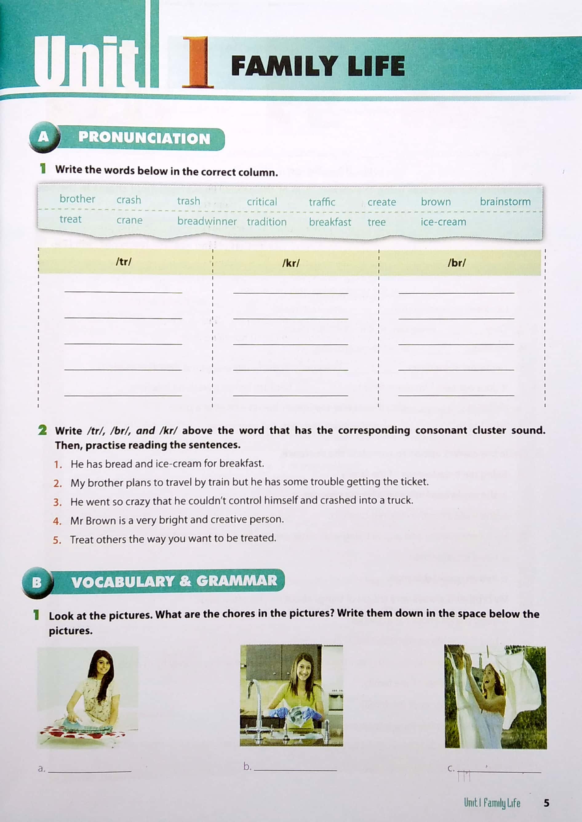 bộ tiếng anh 10 - tập 1 - sách bài tập (2021) - Ảnh 5