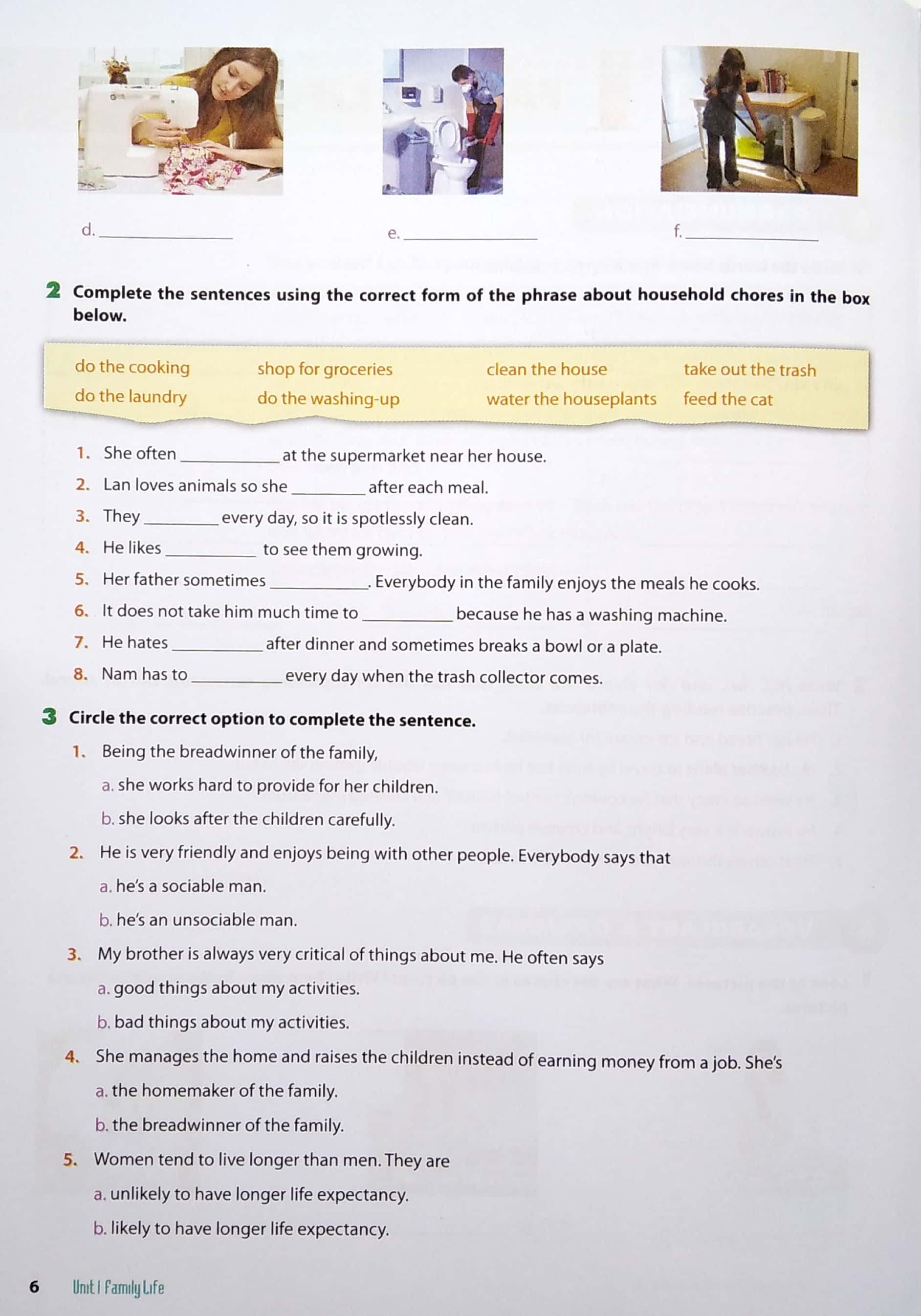 bộ tiếng anh 10 - tập 1 - sách bài tập (2021) - Ảnh 6