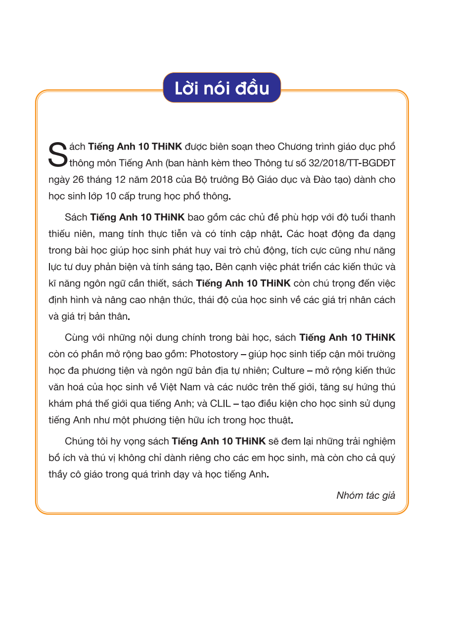 bộ tiếng anh 10 think - workbook - Ảnh 4