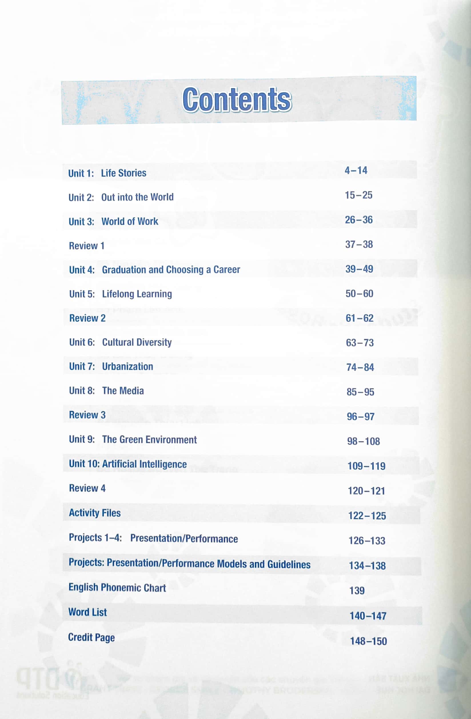 bộ tiếng anh 12 i-learn smart world - student's book (chuẩn) - Ảnh 3