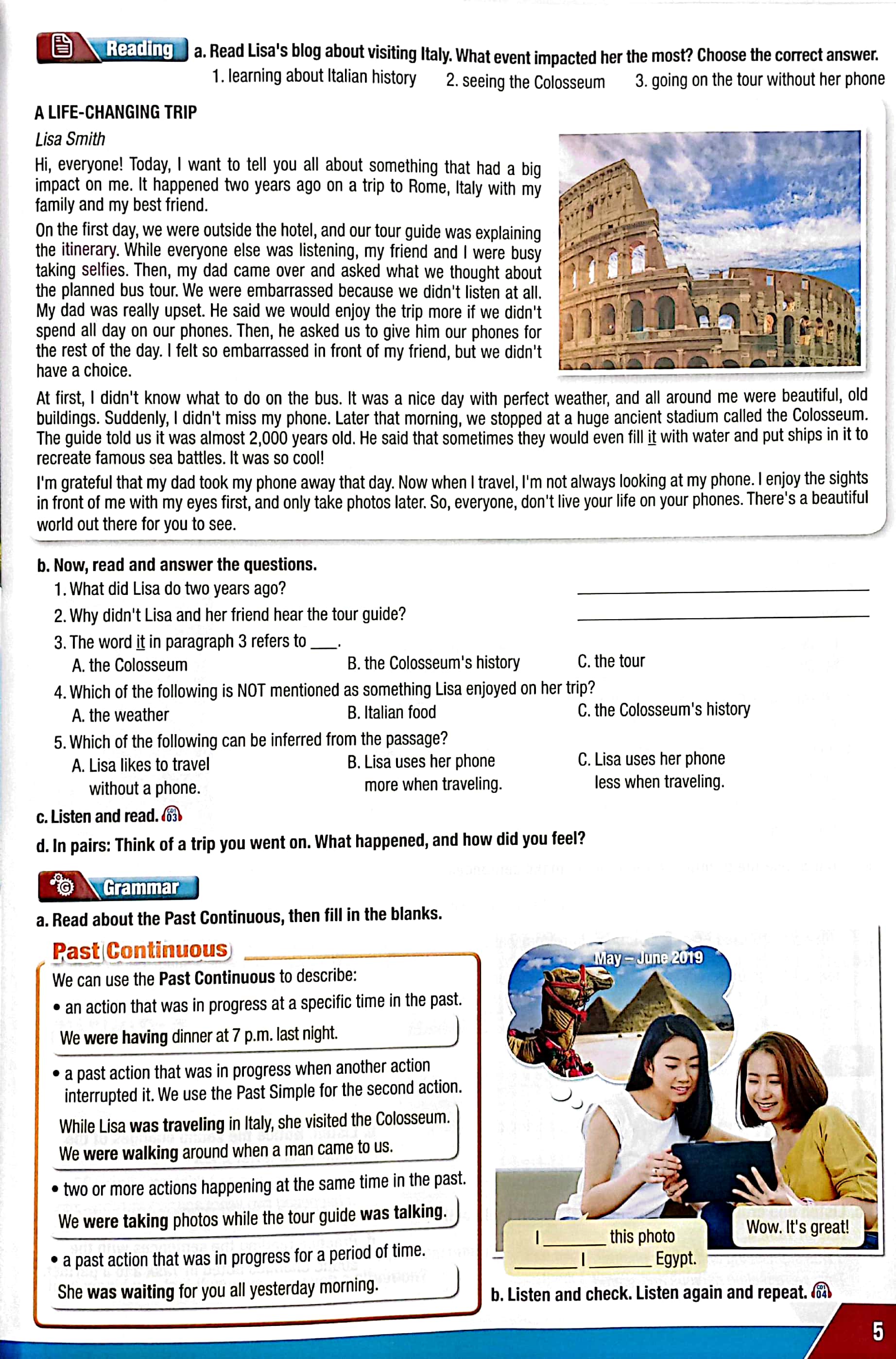 bộ tiếng anh 12 i-learn smart world - student's book (chuẩn) - Ảnh 5