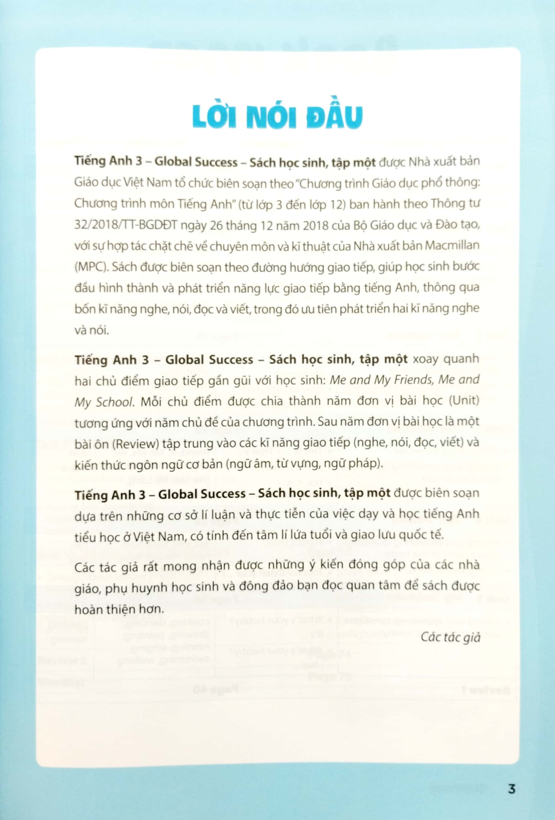bộ tiếng anh 3 - global success - tập 1 - sách bài học (2023) - Ảnh 3