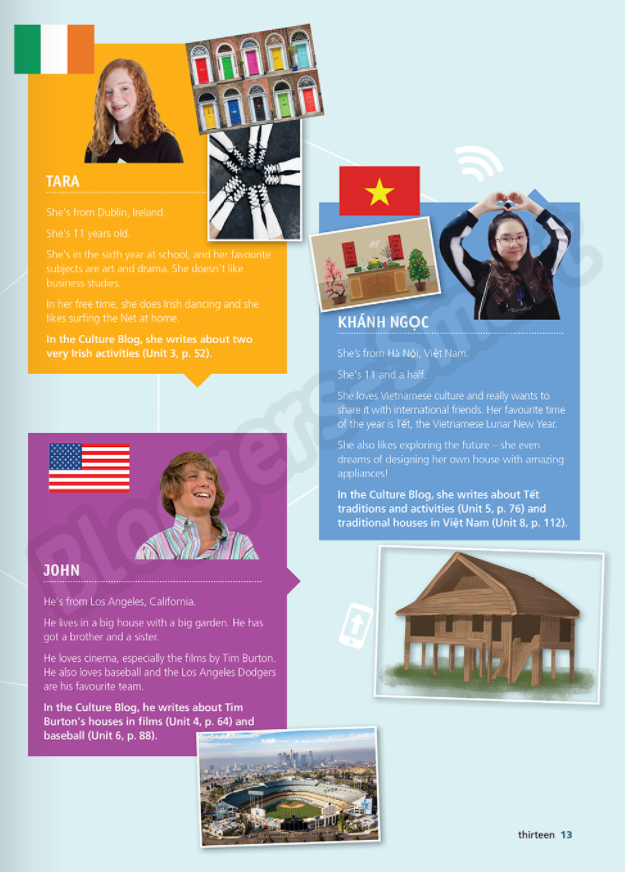 bộ tiếng anh 6 bloggers - smart - student's book - Ảnh 13