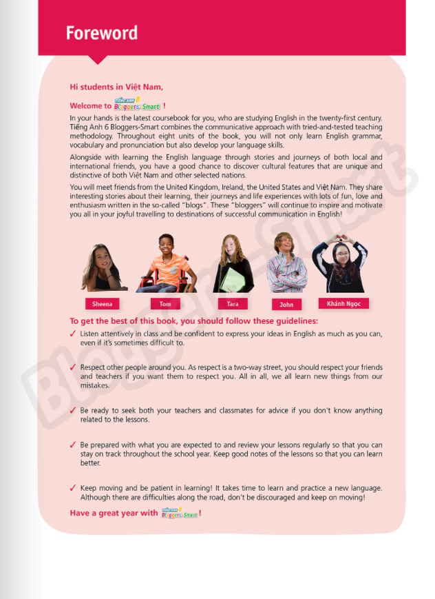 bộ tiếng anh 6 bloggers - smart - student's book - Ảnh 3