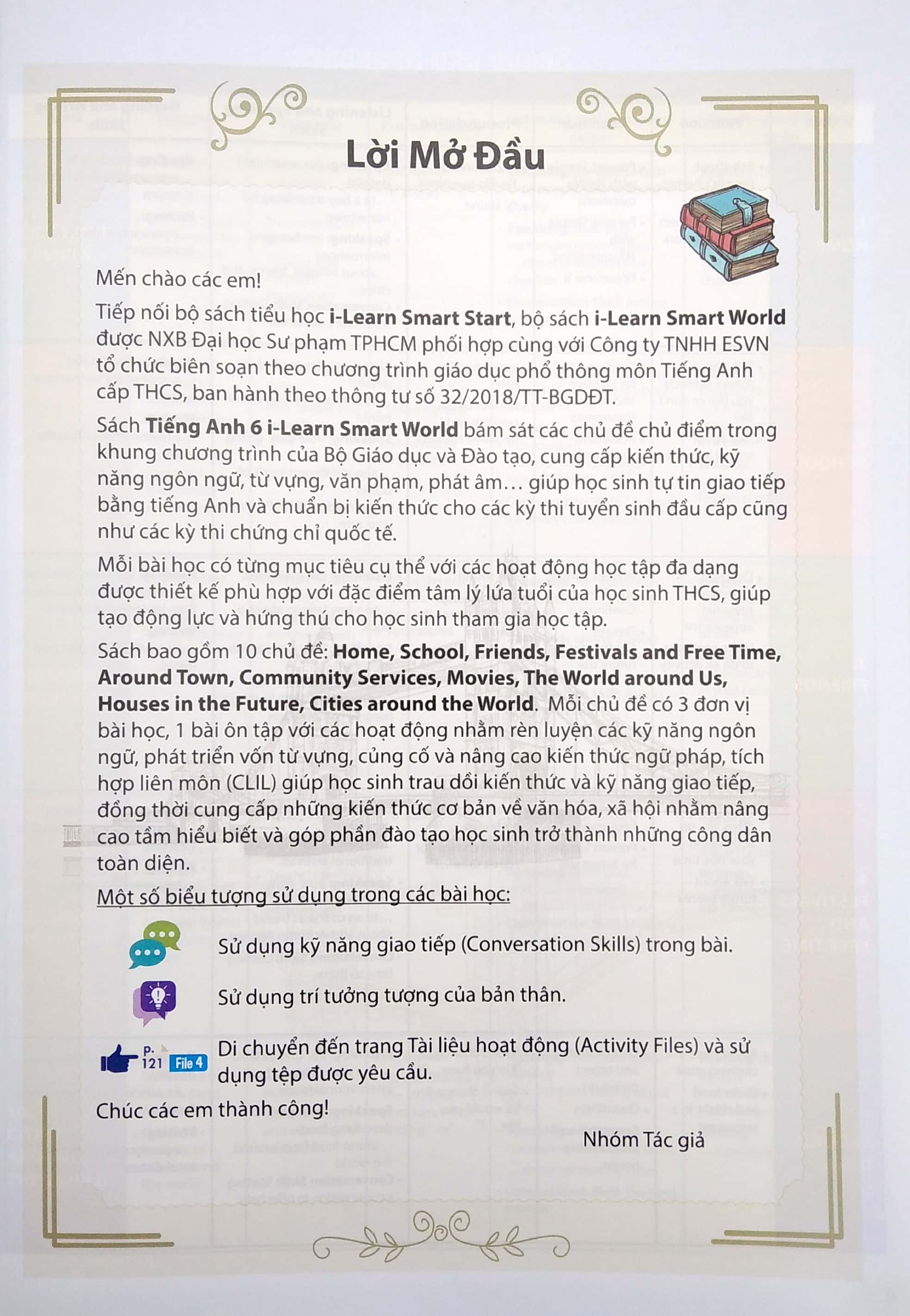 Bộ Tiếng Anh 6 - I-Learn Smart World - Student's Book - Ảnh 4