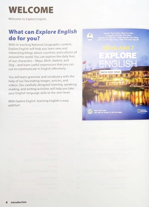 bộ tiếng anh 7 - explore english - sách học sinh (bộ sách cánh diều) (2022) - Ảnh 4
