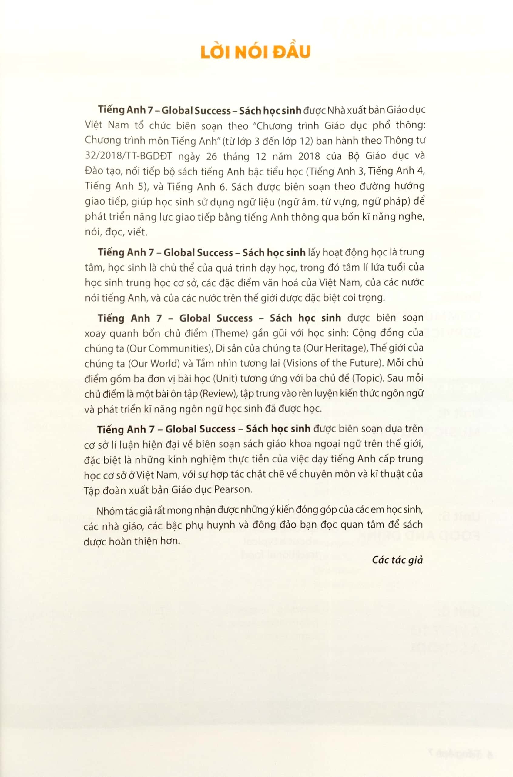 bộ tiếng anh 7 - global success - sách bài học (2023) - Ảnh 4