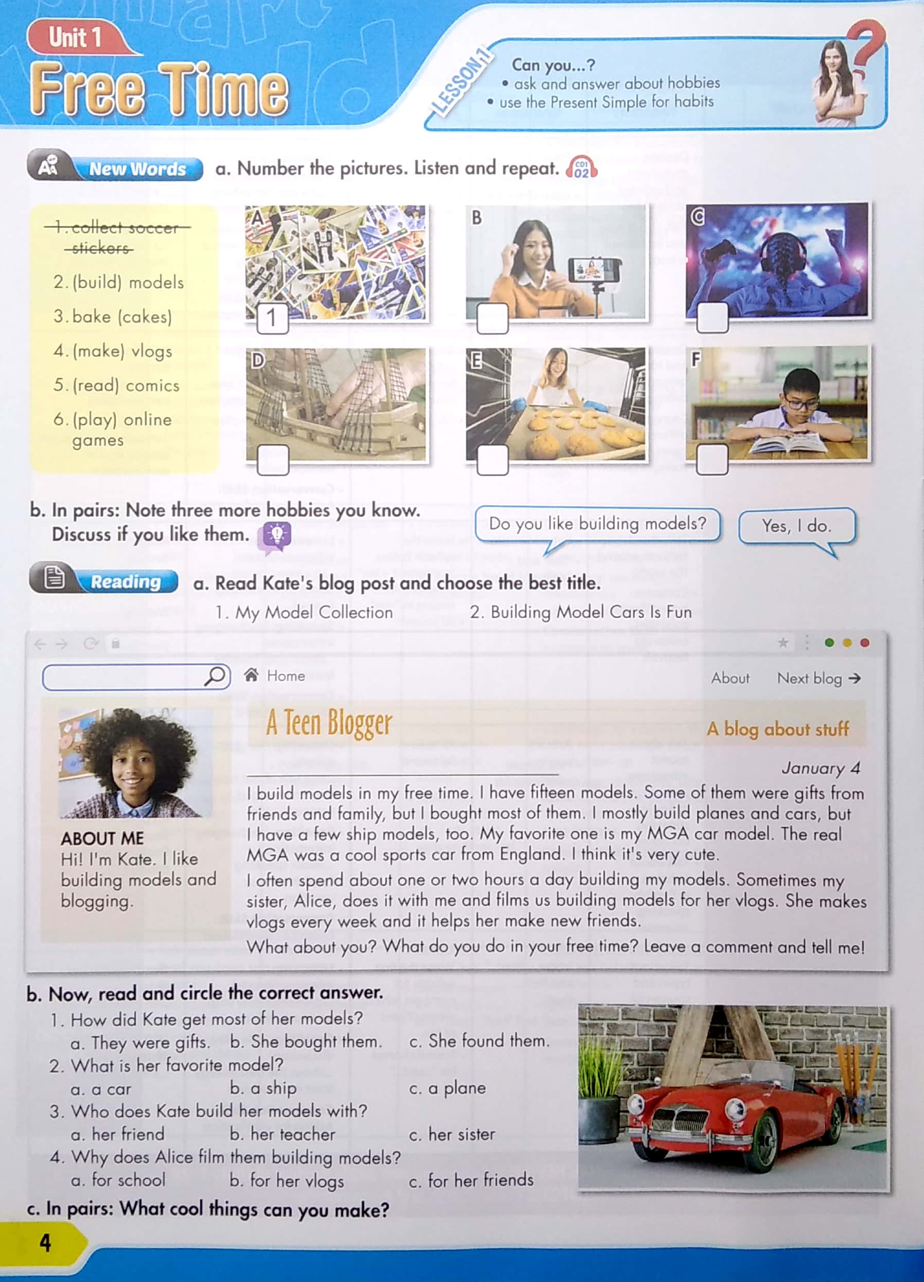 bộ tiếng anh 7 i-learn smart world - student's book - Ảnh 5